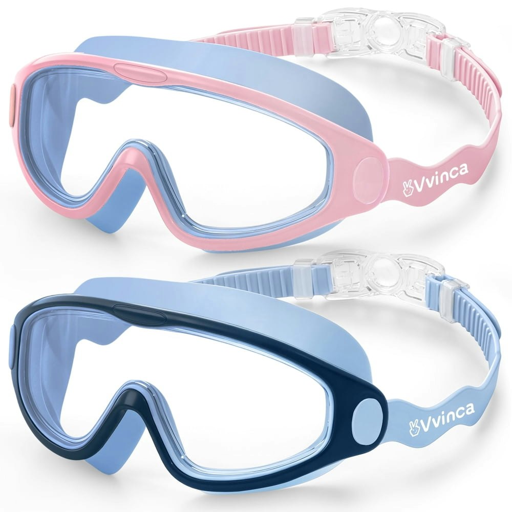 Vvinca Kids Anti-Fog Swimming Goggles 2-Pack: $13.99 Vvinca Kids Anti-Fog Swimming Goggles 2-Pack: $13.99