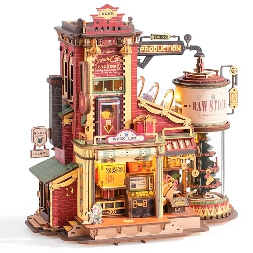Rokr Christmas Dream Factory 3D Wooden Puzzle Model Kit: $59.49 Rokr Christmas Dream Factory 3D Wooden Puzzle Model Kit: $59.49