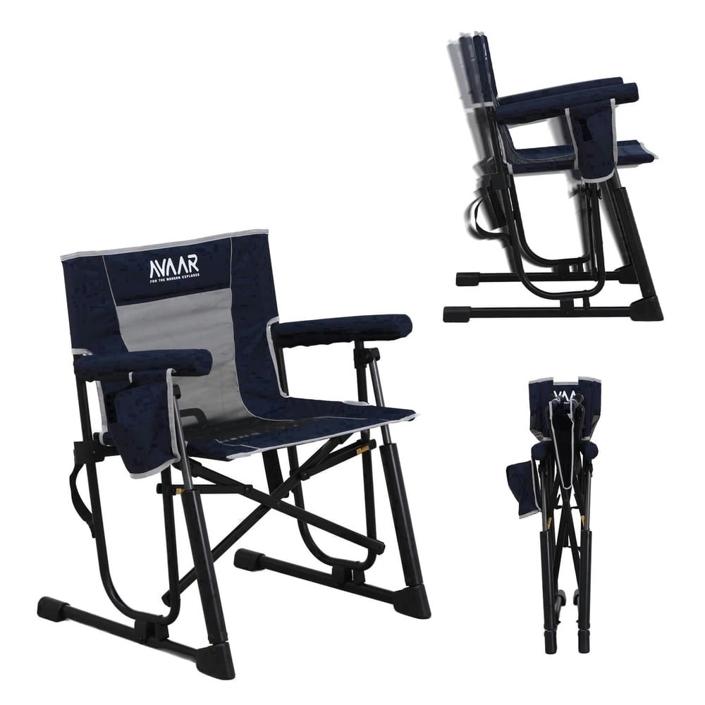 Avaar Outdoor Folding Rocking Camp Chair: $59.99