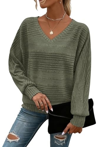 Richstory Women's Long Sleeve Pullover Sweater: $11.99 Richstory Women's Long Sleeve Pullover Sweater: $11.99
