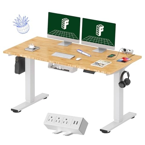 Flexispot EN2 55x28-Inch Bamboo Electric Standing Desk: $279.98