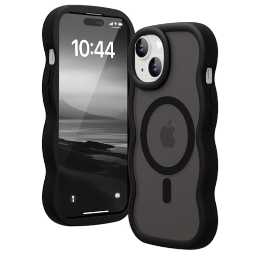 Amzfield MagSafe Wavy Frame Case for iPhone 15: $8.49