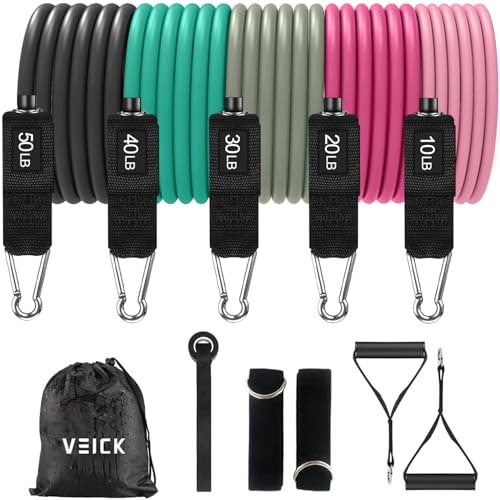 Veick Resistance Bands with Handles: $22.92 Veick Resistance Bands with Handles: $22.92