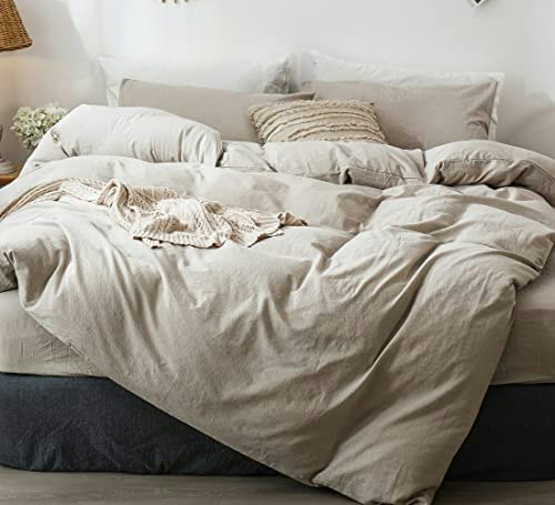 MooMee King Washed Cotton Duvet Cover Set: $59.97 MooMee King Washed Cotton Duvet Cover Set: $59.97