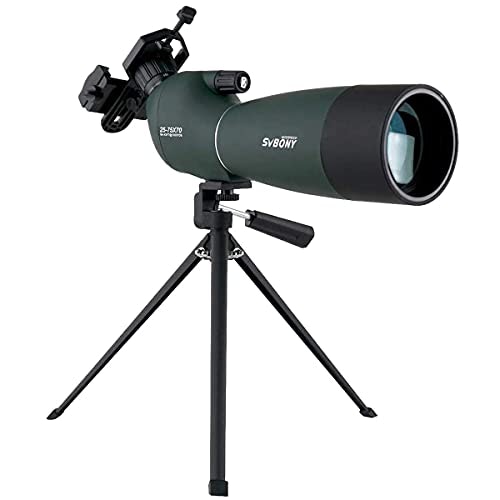 Svbony SV28 25-75x70 Angled Spotting Scope with Tripod: $46.74 Svbony SV28 25-75x70 Angled Spotting Scope with Tripod: $46.74