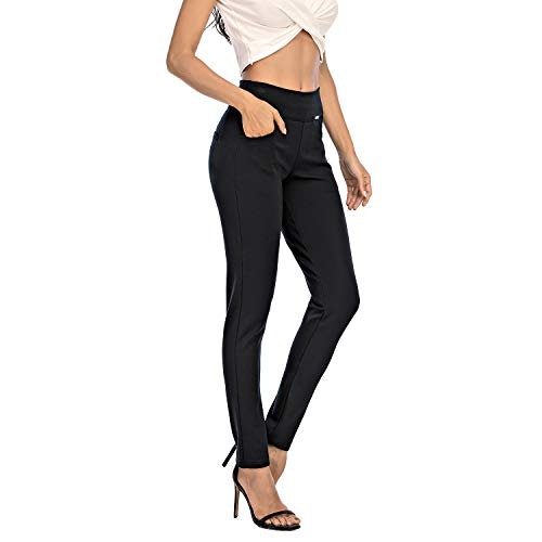 Neezeelee Women's Stretch Slim Fit Dress Pants: $36.79
