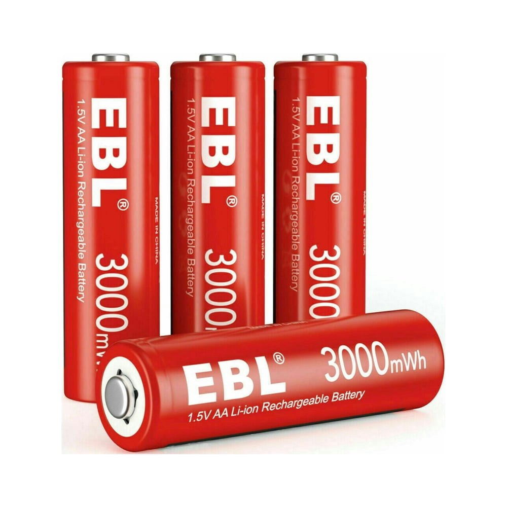 EBL 3,000mWh 1.5V Rechargeable AA Battery 4-Pack: $13.76 EBL 3,000mWh 1.5V Rechargeable AA Battery 4-Pack: $13.76