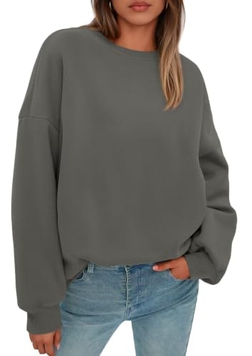 Prettygarden Women's Oversized Crewneck Sweatshirt: $27.98