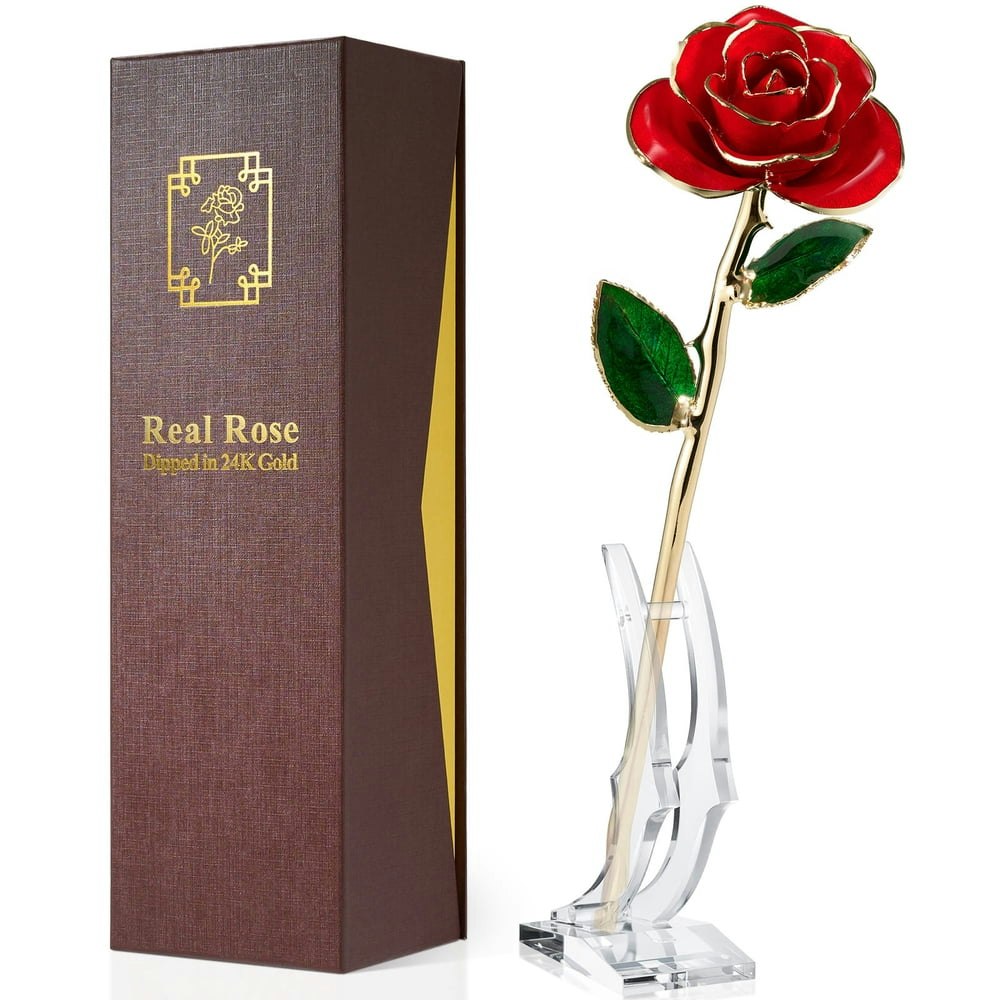 Yonktoo 24K Gold Dipped Real Rose: $27.76 Yonktoo 24K Gold Dipped Real Rose: $27.76
