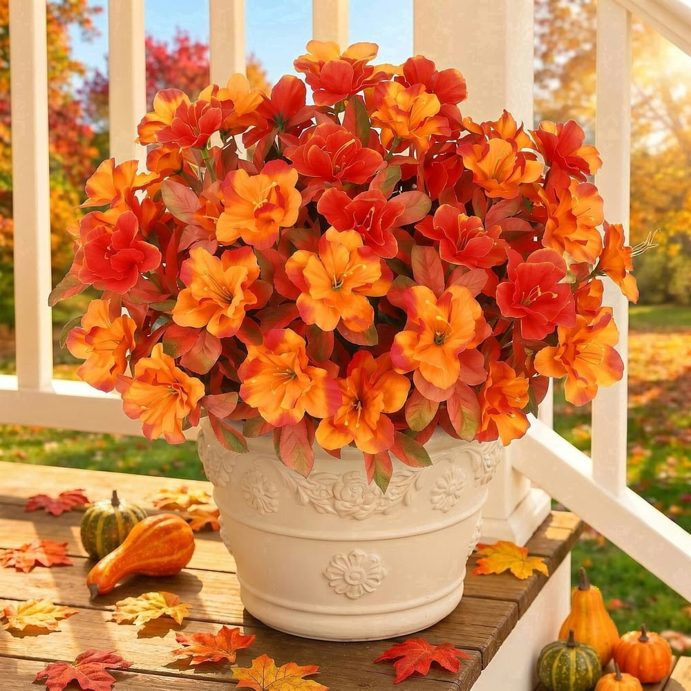 AcerichFad Artificial Fall Flowers 8-Bundle Set: $17.99