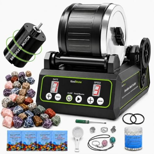 C1 Pro 2.5lb Brushless Rock Tumbler Kit: $75.93 C1 Pro 2.5lb Brushless Rock Tumbler Kit: $75.93