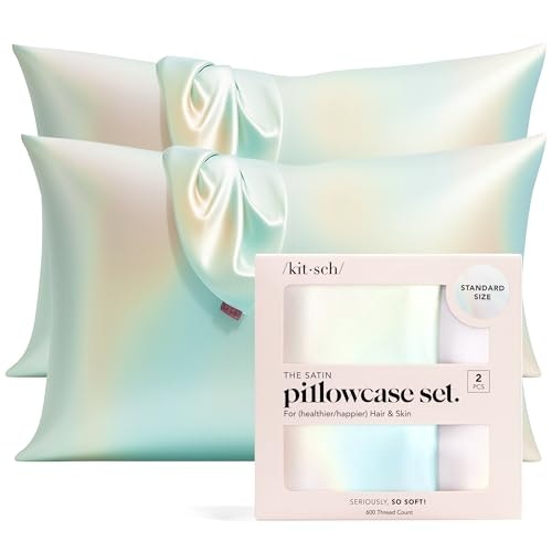 Kitsch Satin Pillowcase 2-Pack: $23.99