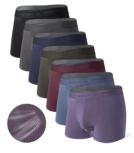 David Archy Men's Modal Boxer Briefs Multi-Pack: $47.99