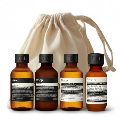 Aesop Arrival Travel Hair and Body Care 4-Piece Set: $25