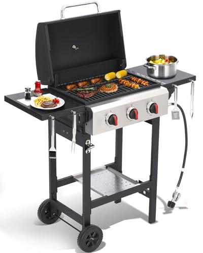 Grill Depots 30,000 BTU 3-Burner Propane Gas Grill: $139.99 Grill Depots 30,000 BTU 3-Burner Propane Gas Grill: $139.99