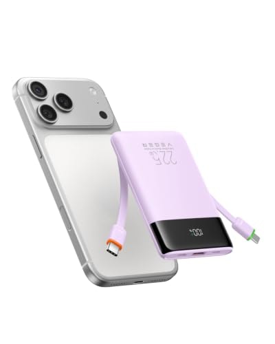Veger 10,000mAh 22.5W Portable Charger with Built-in Cables: $21.59 Veger 10,000mAh 22.5W Portable Charger with Built-in Cables: $21.59