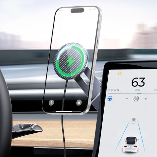 Magdigiteh Tesla Phone Mount with 15W Fast Charging: $32.29 Magdigiteh Tesla Phone Mount with 15W Fast Charging: $32.29
