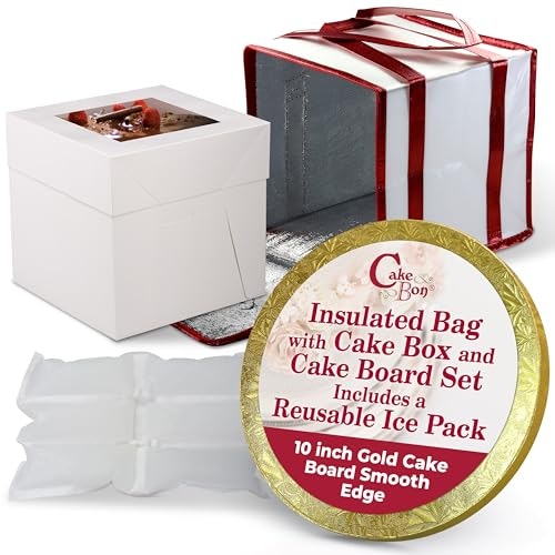 Cakebon 10-Inch Round Cake Drum and Insulated Bag: $18.69 Cakebon 10-Inch Round Cake Drum and Insulated Bag: $18.69