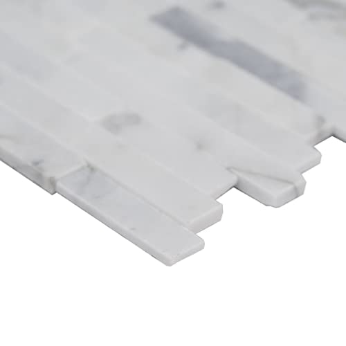 MSI Calacatta Marbella 12" x 12" Peel and Stick Marble Wall Tile: $224.76