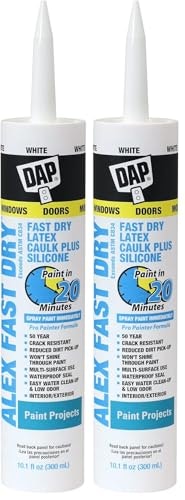 Dap White Caulk 10.1-oz. 2-Pack: $8.56 Dap White Caulk 10.1-oz. 2-Pack: $8.56