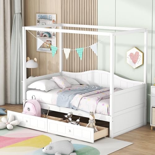 Merax Twin Canopy Daybed with 2 Drawers: $277.52 Merax Twin Canopy Daybed with 2 Drawers: $277.52
