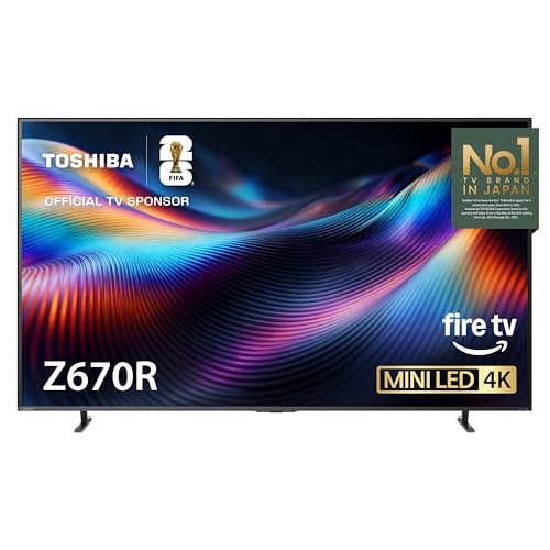 Toshiba Z670 Series 75Z670R 75" 4K HDR QLED Mini-LED UHD Smart TV: $899.99