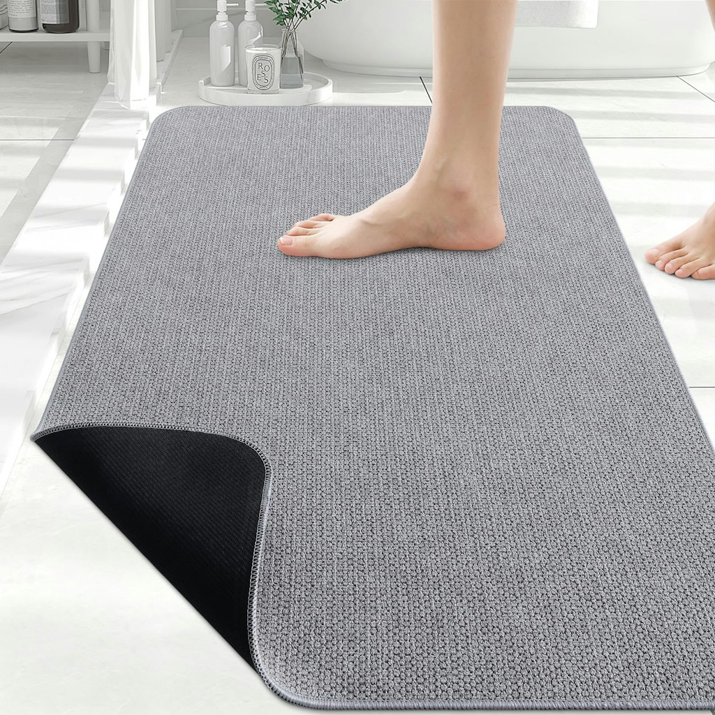 30"x20" Non-Slip Rubber Washable Bath Mat: $9.98