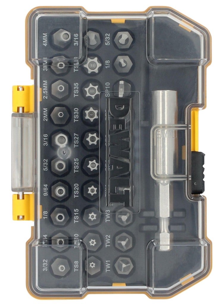 DeWalt 31-Piece Security Screwdriver Bit Set: $15