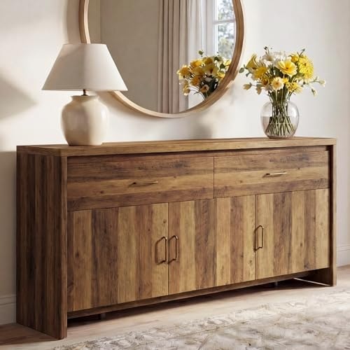 Kislot 59-Inch Sideboard Buffet Cabinet: $215.99 Kislot 59-Inch Sideboard Buffet Cabinet: $215.99