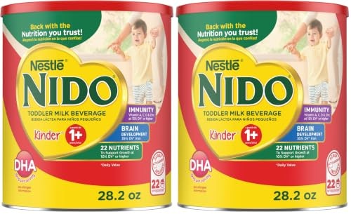 Nestle Nido Kinder 1+ Powdered Milk Beverage 1.76lb Canister 2-Pack: $19.48 Nestle Nido Kinder 1+ Powdered Milk Beverage 1.76lb Canister 2-Pack: $19.48