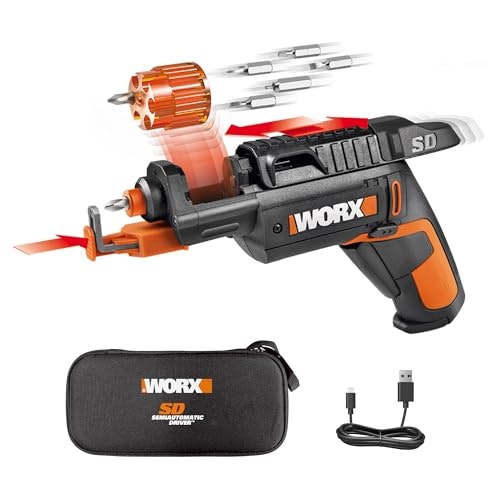 Worx 4V Cordless Screwdriver with 6-Bit Set: $32.99 Worx 4V Cordless Screwdriver with 6-Bit Set: $32.99