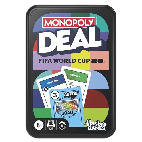 Monopoly Deal FIFA World Cup 2026 Edition Card Game: $2 Monopoly Deal FIFA World Cup 2026 Edition Card Game: $2