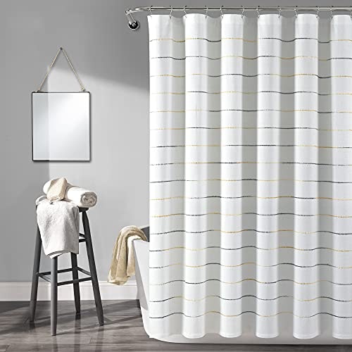 Lush Decor 72" x 72" Ombre Stripe Cotton Shower Curtain: $33.29 Lush Decor 72" x 72" Ombre Stripe Cotton Shower Curtain: $33.29