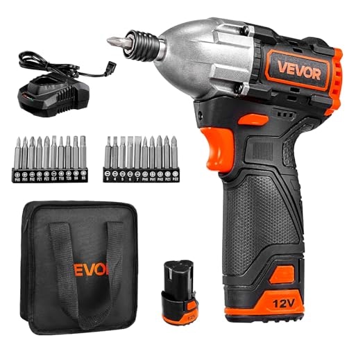 Vevor 12V Cordless Brushless Impact Driver Kit: $39.51 Vevor 12V Cordless Brushless Impact Driver Kit: $39.51