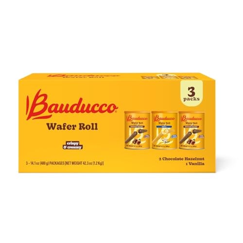 Bauducco Chocolate and Vanilla Wafer Rolls 3-Pack: $6.50