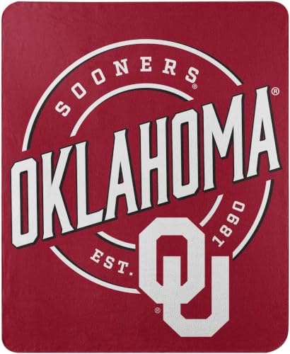 Northwest NCAA Oklahoma Sooners 50" x 60" Fleece Throw Blanket: $13.30 Northwest NCAA Oklahoma Sooners 50" x 60" Fleece Throw Blanket: $13.30