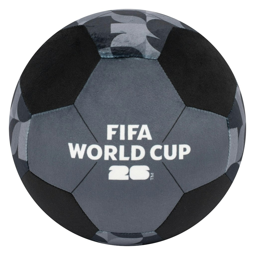 Jazwares FIFA World Cup 2026 9" Black Plush Soccer Ball Toy: $3 Jazwares FIFA World Cup 2026 9" Black Plush Soccer Ball Toy: $3