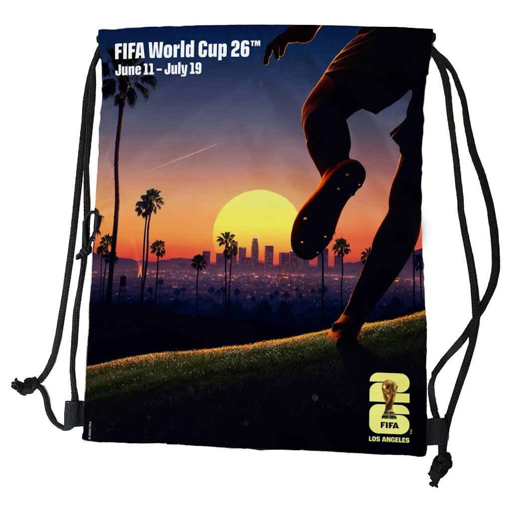 FIFA World Cup 2026 Los Angeles Drawstring Backsack: $4