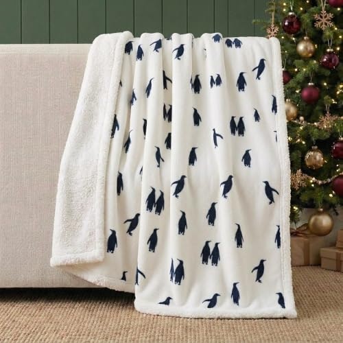 Eddie Bauer 50" x 60" Plush Faux Shearling Throw Blanket: $9.99 Eddie Bauer 50" x 60" Plush Faux Shearling Throw Blanket: $9.99