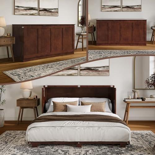 AFI Westfield Queen Murphy Bed Chest with 6-Inch Folding Mattress: $1,120