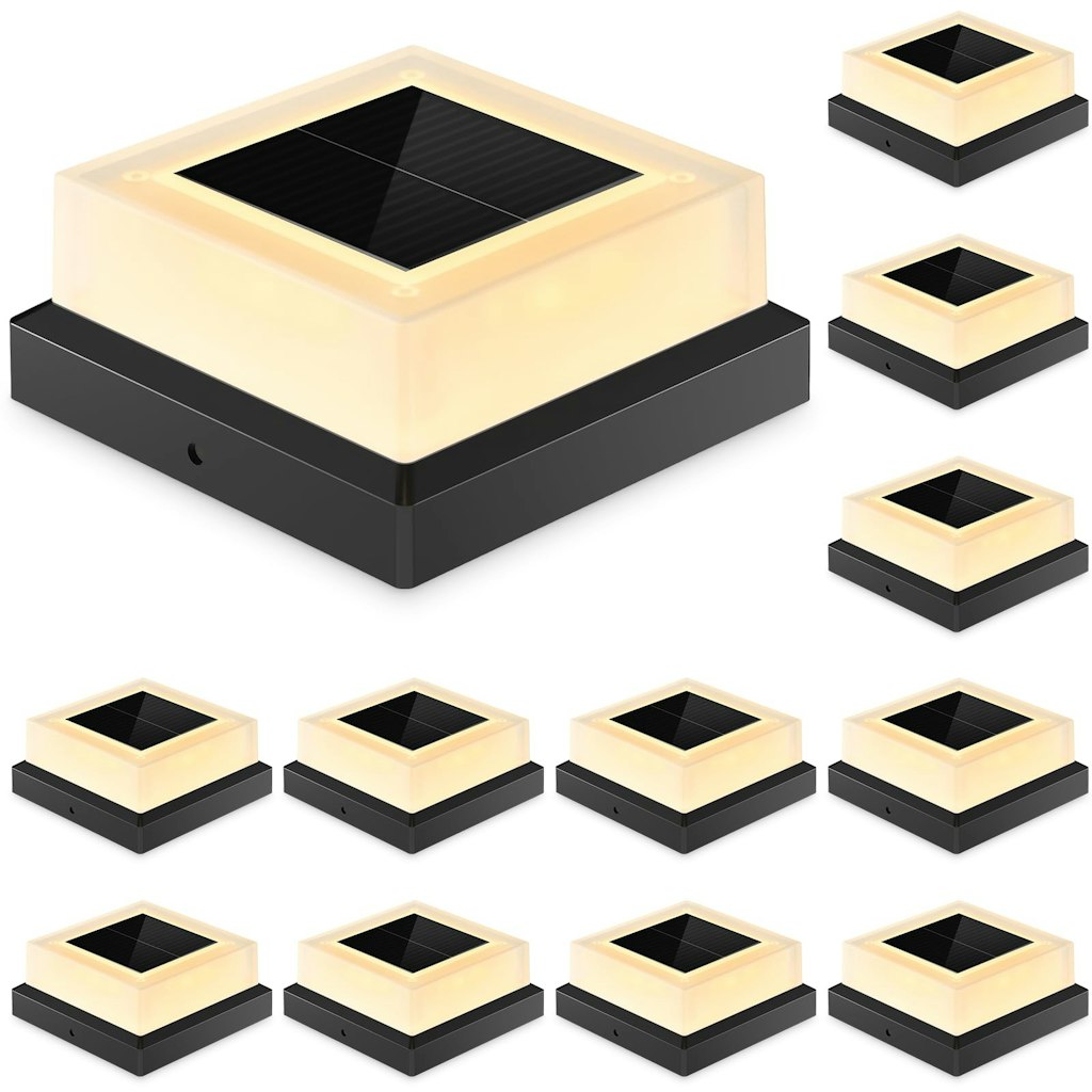 4x4 Solar Post Cap Lights 12-Pack: $40 4x4 Solar Post Cap Lights 12-Pack: $40