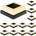 4x4 Solar Post Cap Lights 12-Pack for $40 + free shipping