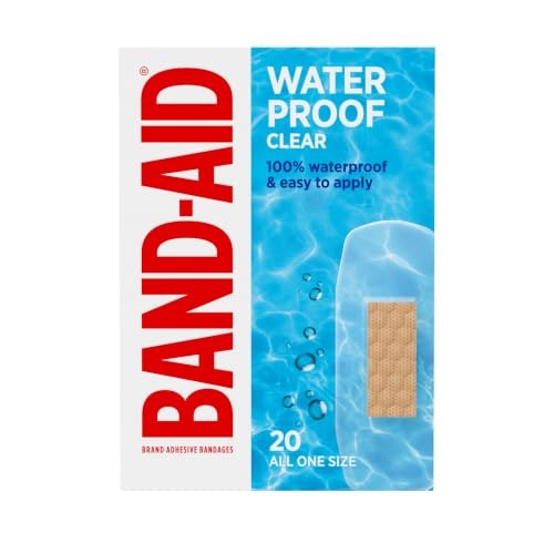Band-Aid Clear Waterproof Adhesive Bandages 20-Count: $4.23 Band-Aid Clear Waterproof Adhesive Bandages 20-Count: $4.23