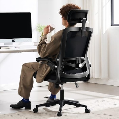 Fizzin Mesh Office Chair with Lumbar Support for $80 + free shipping