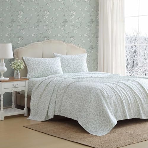 Laura Ashley King Cotton Sheet Set: $55.49 Laura Ashley King Cotton Sheet Set: $55.49