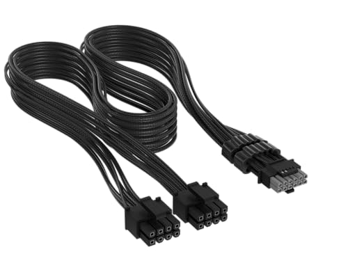 Corsair Type 4 600W 2x8-Pin to PCIe 12V-2x6 PSU Cable: $19