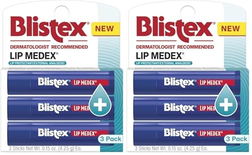 Blistex Lip Medex Medicated Lip Balm 6-Pack: $8.82