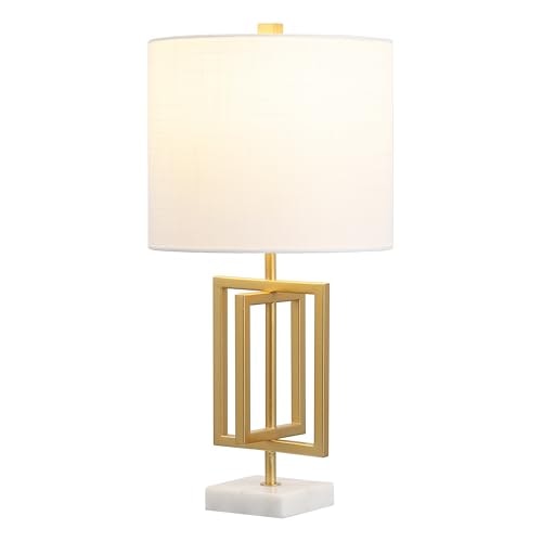 Jonathan Y Anya 20.25-inch Geometric Metal and Marble Table Lamp: $46.97