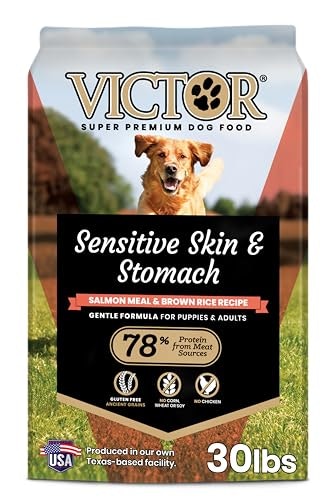 Victor Sensitive Skin and Stomach Salmon and Brown Rice Dog Food 30-lb.: $53.99