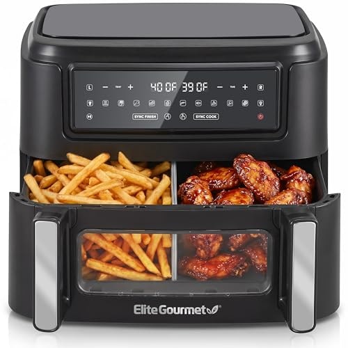 Elite Gourmet 11-Quart Dual Zone Air Fryer Oven: $99.99